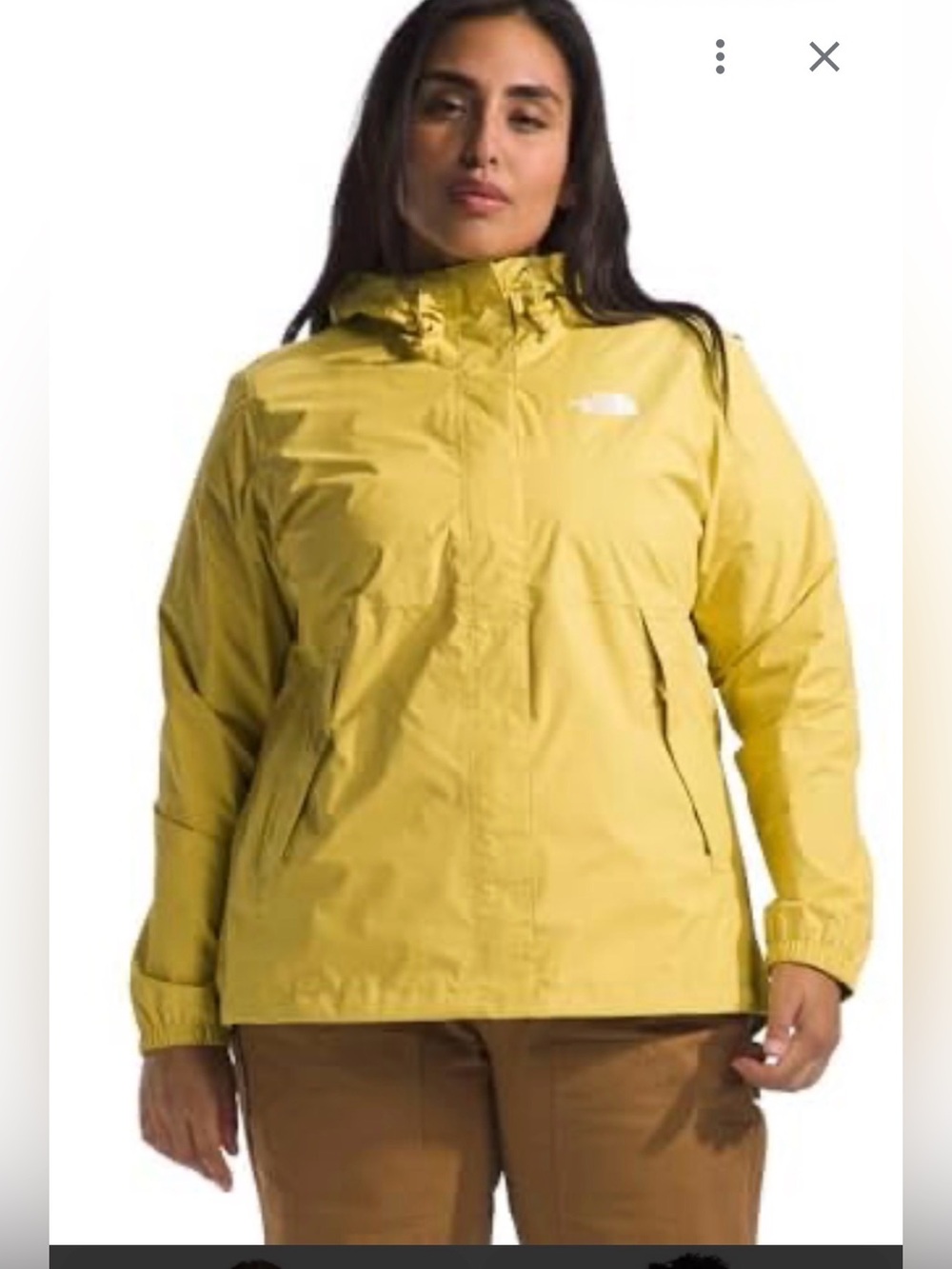 THE NORTH FACE Antora Parka Jacket Women's Size 3X  Misty Yellow
